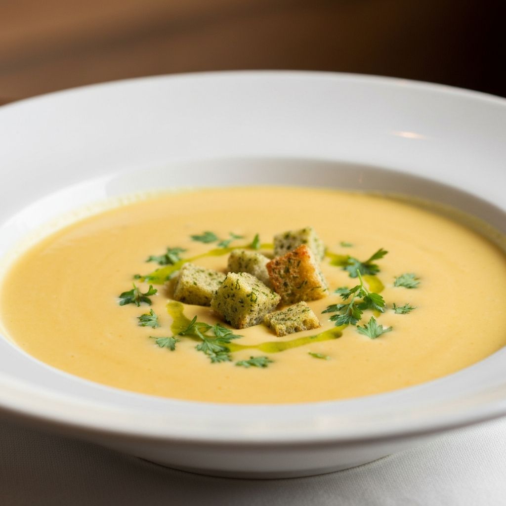 Tyrolean cheese soup